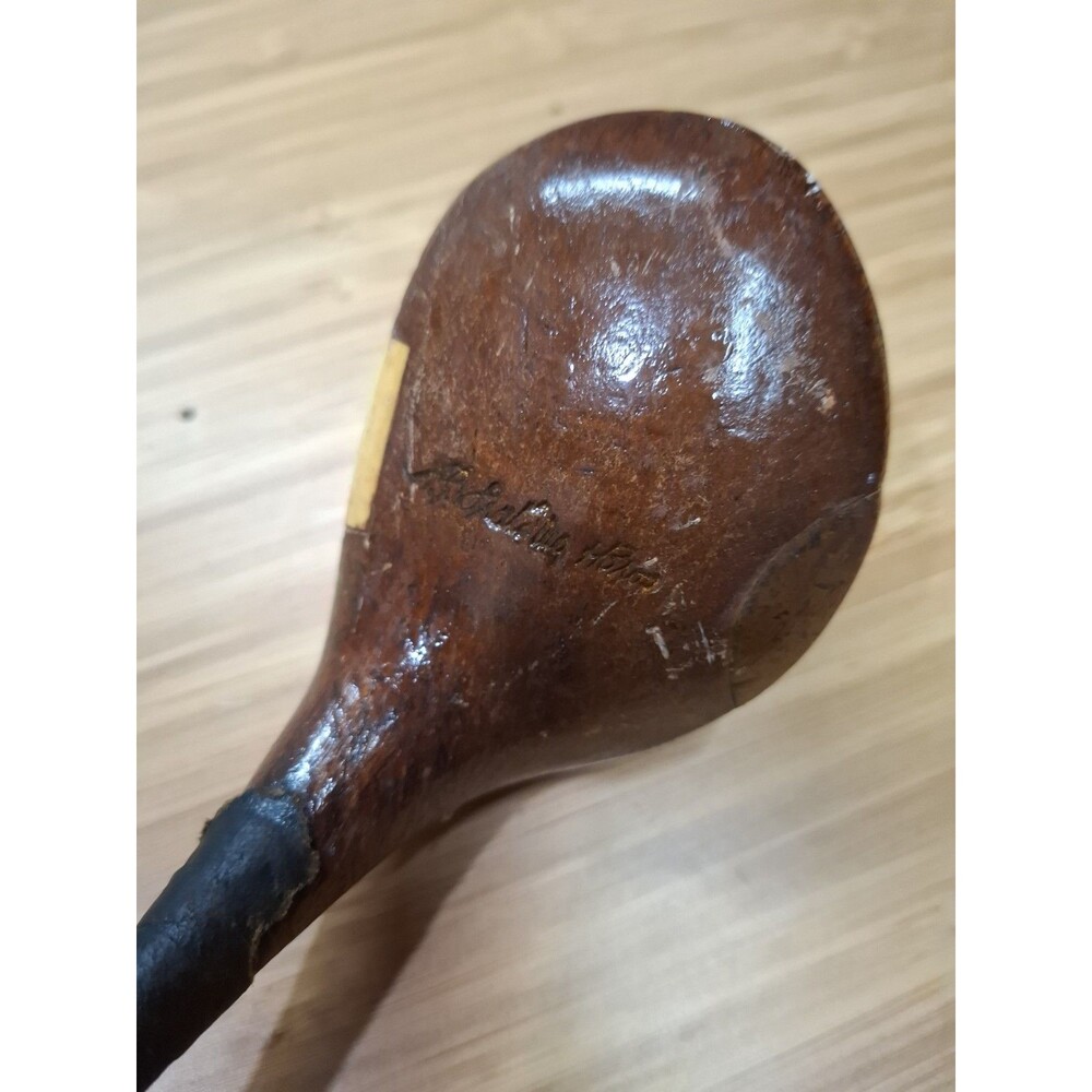 Vintage A.G. Spalding & Bros 1 Wood Driver Red Dot Fancy Face Steel Shaft 43.5”